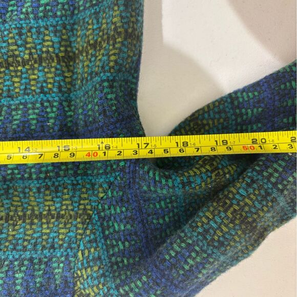 Vintage Fox Knapp Men's Wool Pullover Peak Collar Sweater - Picture 7 of 8